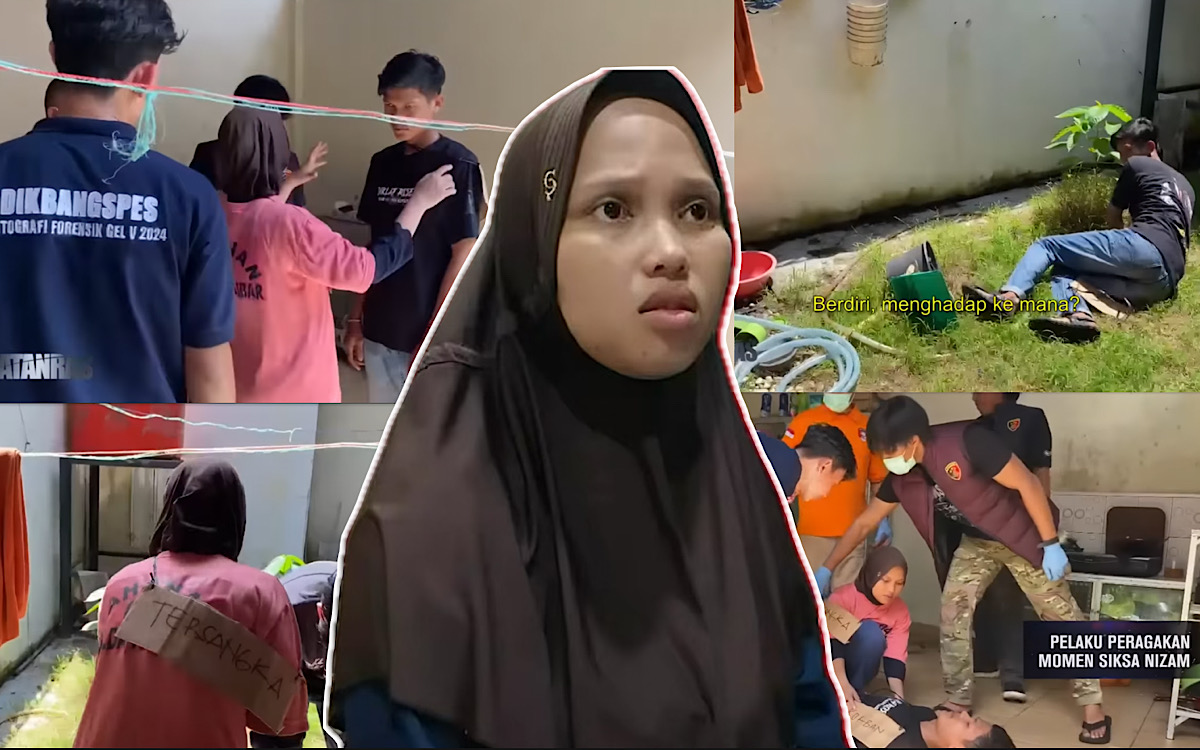 Ibu Tiri Nizam Masih Ngotot Tak Berniat Membunuh Anak Tirinya Tapi Akui Mendorong Dengan Sangat Keras