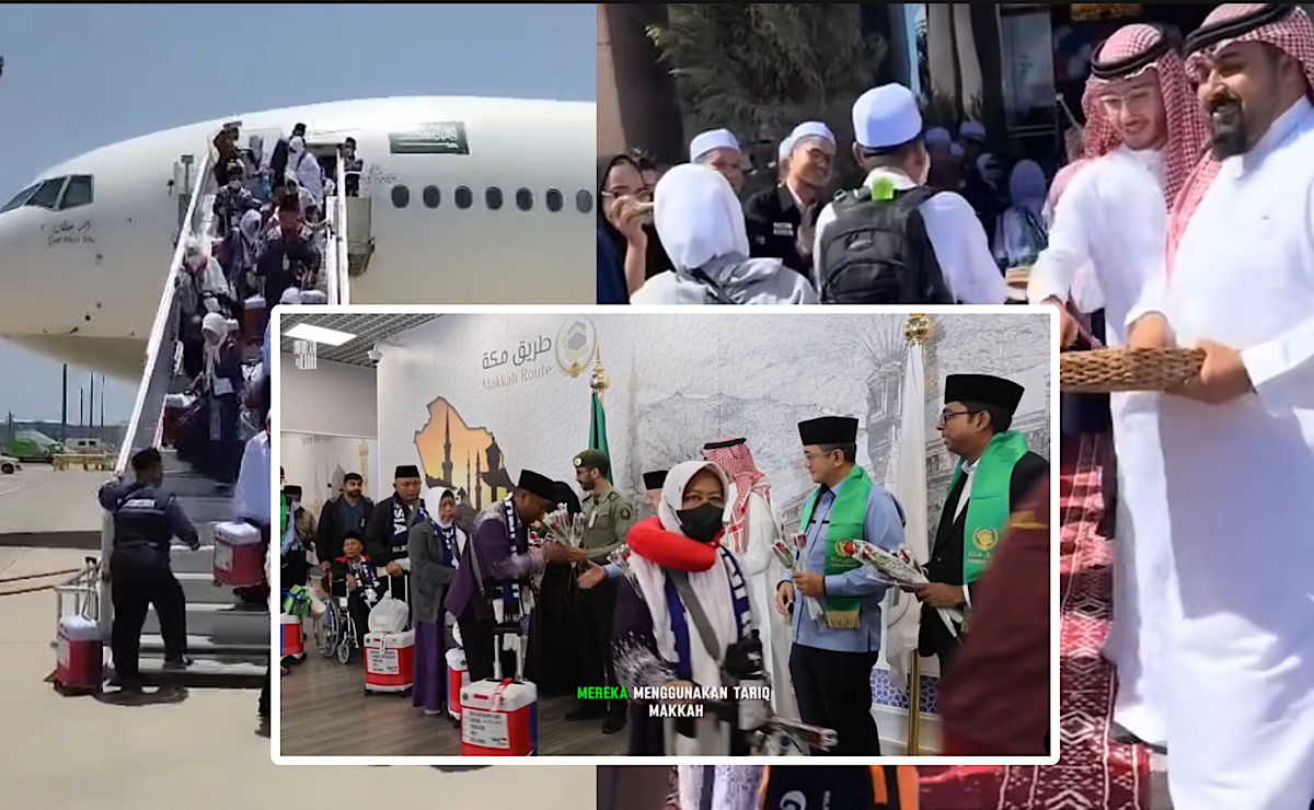 9 Jam Terbang Jemaah Calon Haji Kloter 1 Palembang Tiba di Bandara Amir Muhammad Madinah Arab Saudi