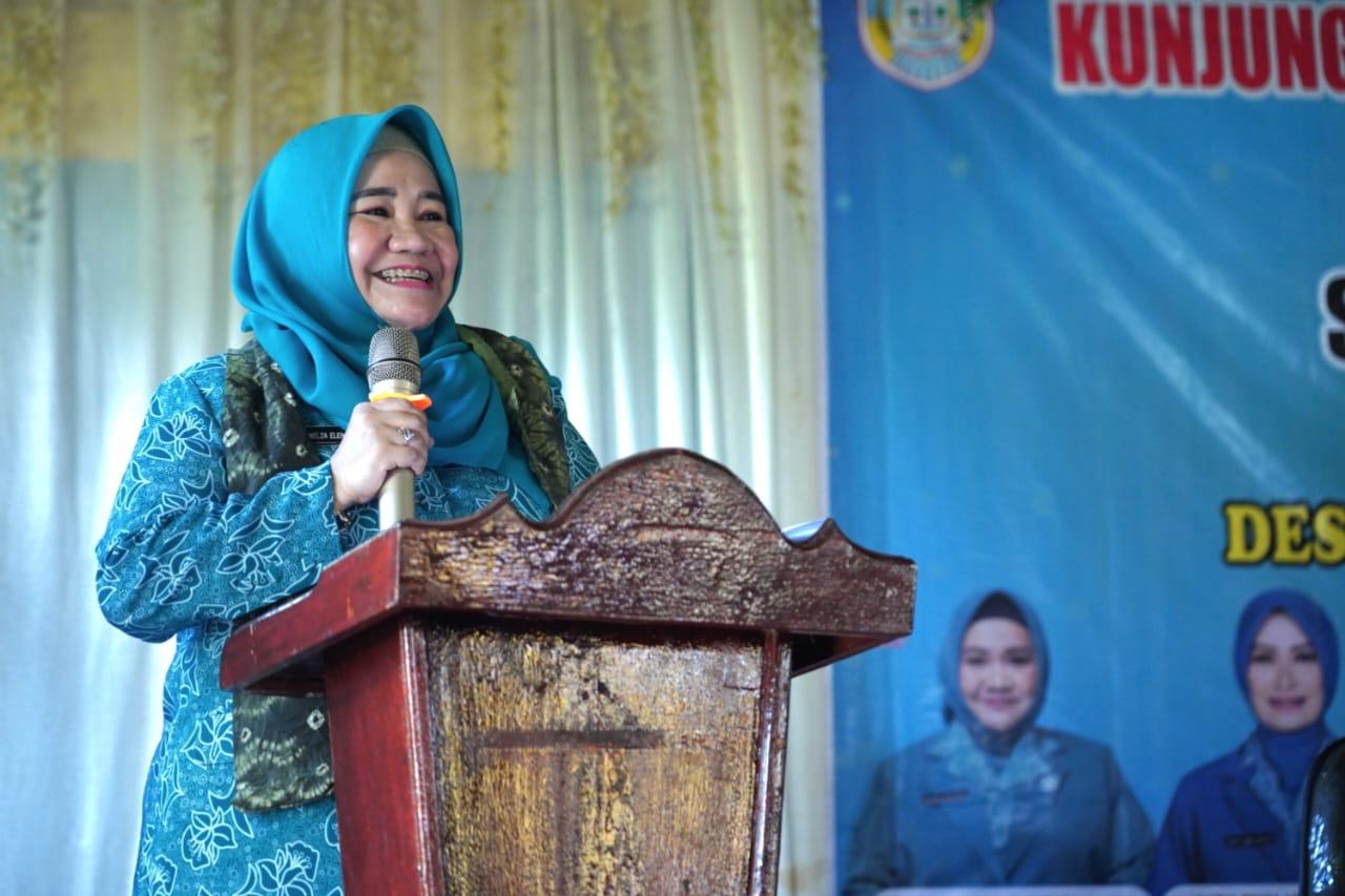 Kunjungi Desa Margo Mulyo, Pj Ketua TP PKK Sumsel Melza Elen Setiadi Dorong Produk UP2K Desa Jadi Icon Daerah