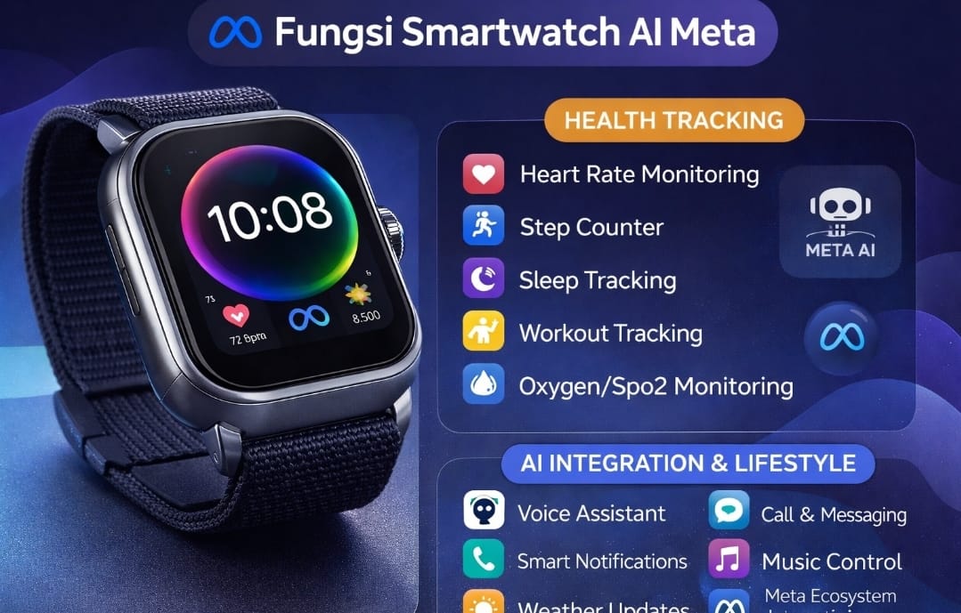 Meta Siapkan Smartwatch Berbasis AI, Meluncur 2026 Tantang Apple dan Samsung