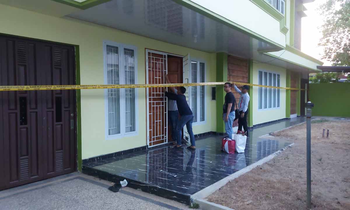 Penyidik Polda Lampung Segel Rumah Selebgram Palembang yang Terseret Narkoba Jaringan Internasional 