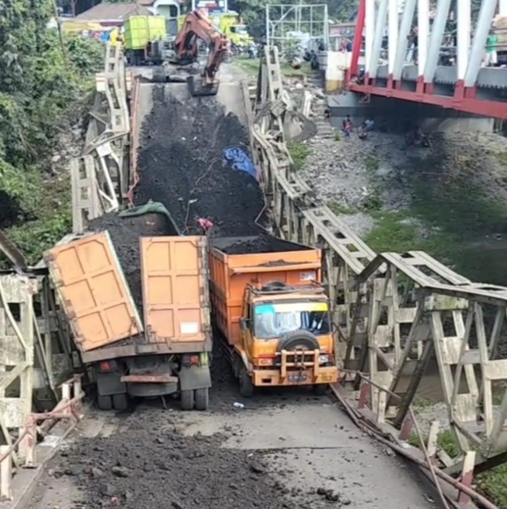 Jembatan Jalur Nasional Lahat-Muara Enim Ambruk: Anak Padi Mendesak Pemerintah Bertanggung Jawab Penuh