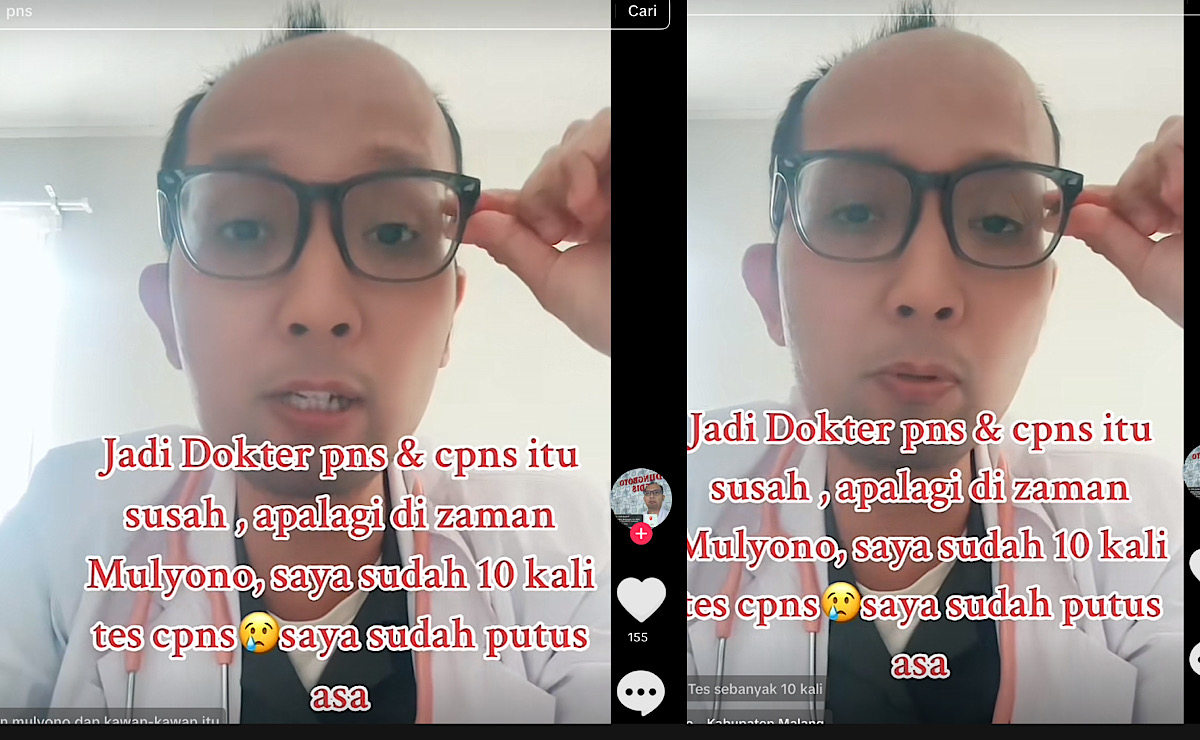 Dokter Ini Ngeluh 10 Kali Tidak Lulus Tes CPNS, Usia Kini Menginjak 40 Tahun Masih Bisakah Jadi ASN?