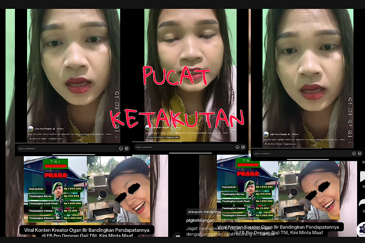 Lilie Putri Rojlah Ketakutan, Netizen Gaungkan Report Akun Konten Kreator Ogan Ilir Sampai Tumbang