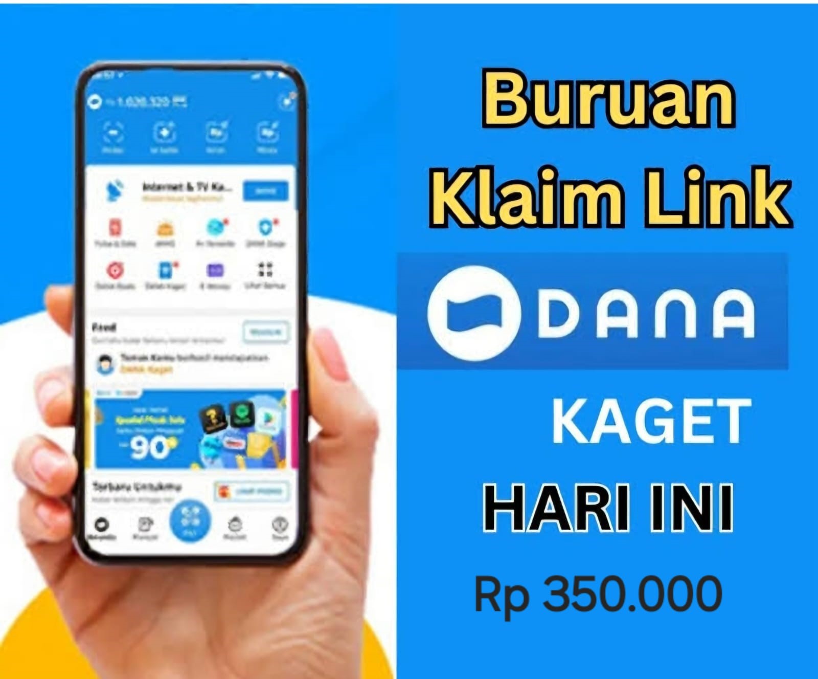 INI Saatnya! Klaim Link Saldo DANA Gratis Sekarang, Rp 350 Ribu Terbukti Cair Tanpa Syarat