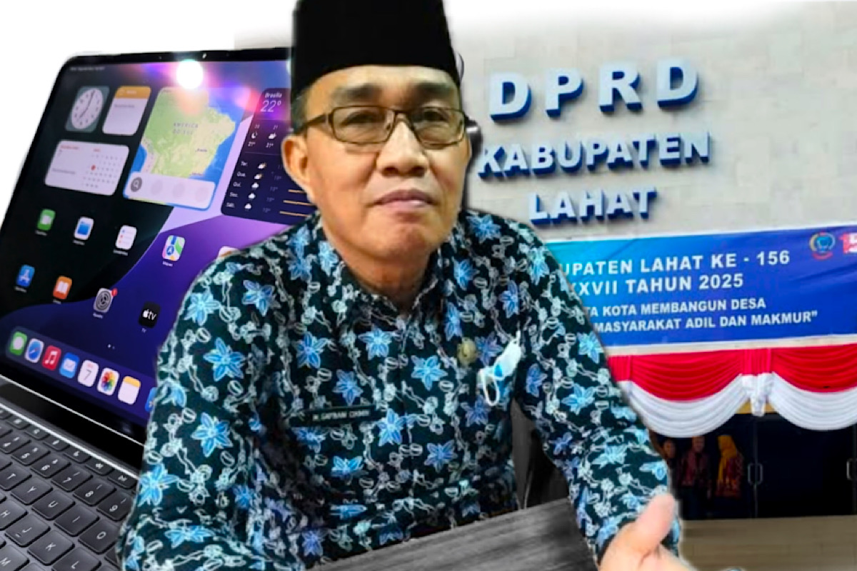 Sekwan Bantah iPad Rp1,6 Miliar Anggota DPRD Lahat Buat Gaya, Statusnya Pinjam Pakai