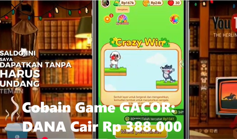 GAME Gacor: Penghasil Saldo DANA 2025 - Tukar Koin dan Dapatkan Rp388.000, Terbukti Membayar