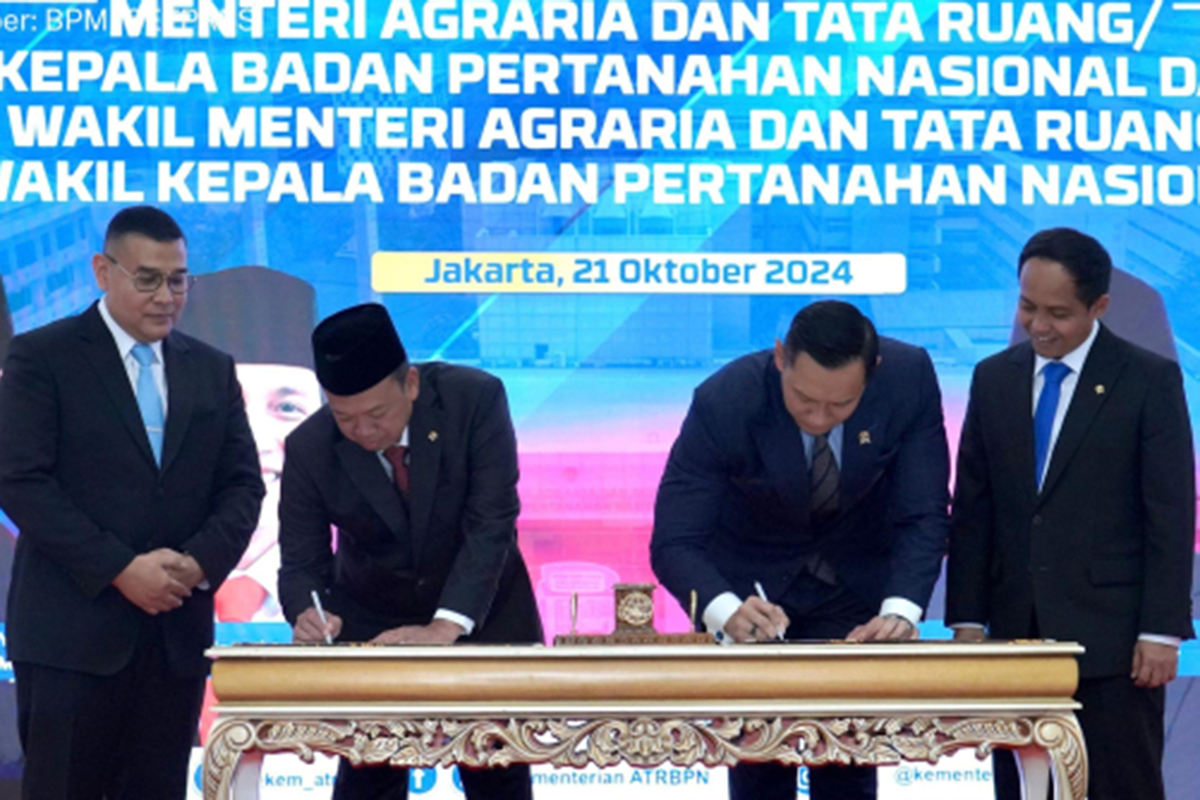 Resmi Jabat Menteri ATR/BPN, Nusron Wahid Siap Lanjutkan Warisan AHY dan Mantan Pemimpin