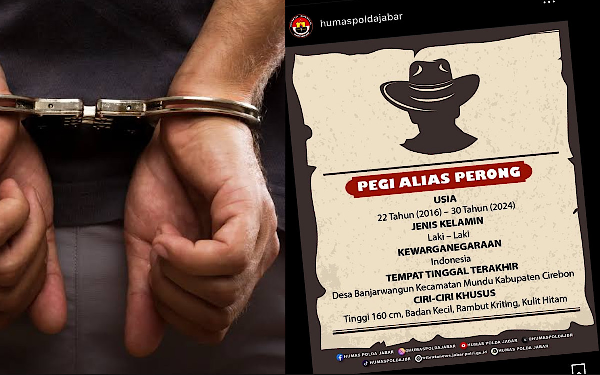 DPO Kasus Pembunuhan Vina dan Eky Ditangkap! Pegi Alias Perong Nyamar Jadi Pekerja Bangunan di Bandung