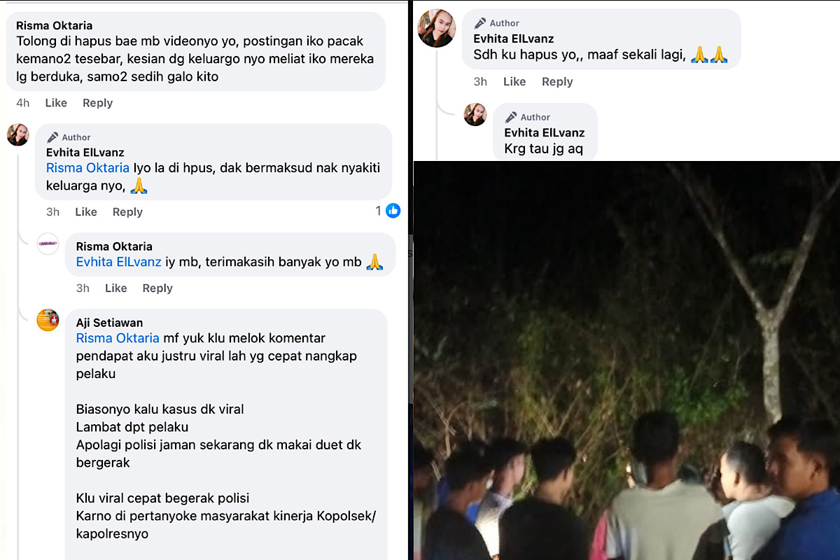 Pedamaran OKI Berduka, Netizen Serbu Akun-akun Posting Video Penemuan Jasad Rania