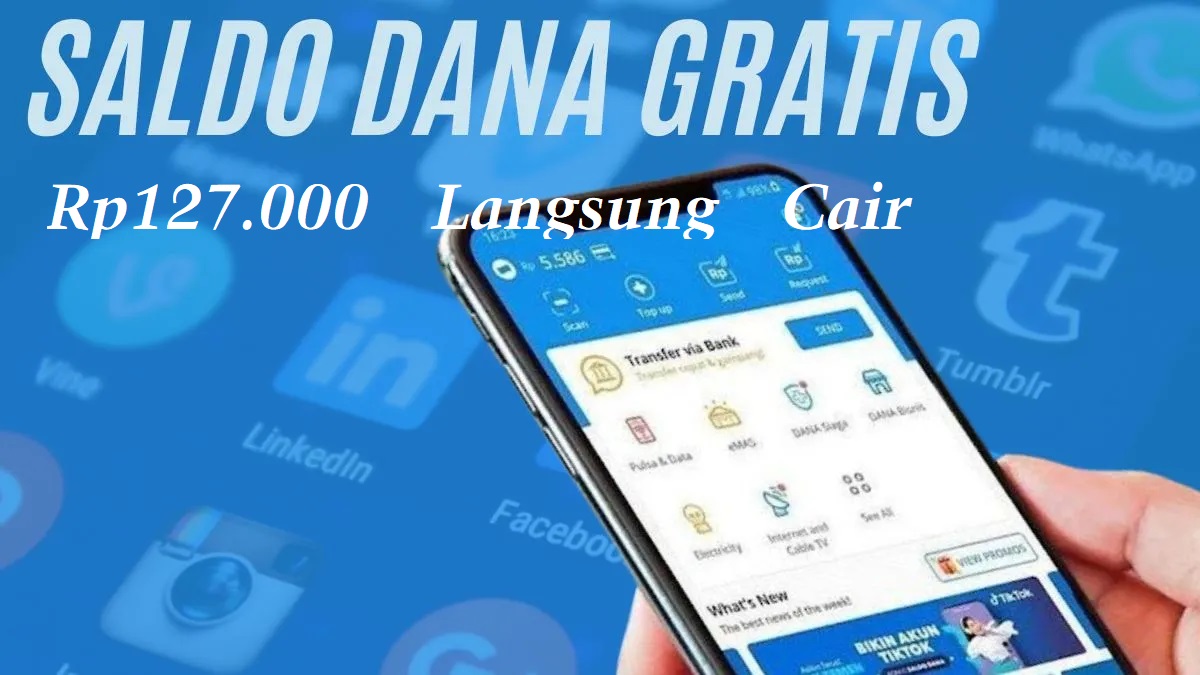  Saldo DANA Gratis Rp127.000 Bisa Diklaim Hari Ini! Cek Caranya Disini