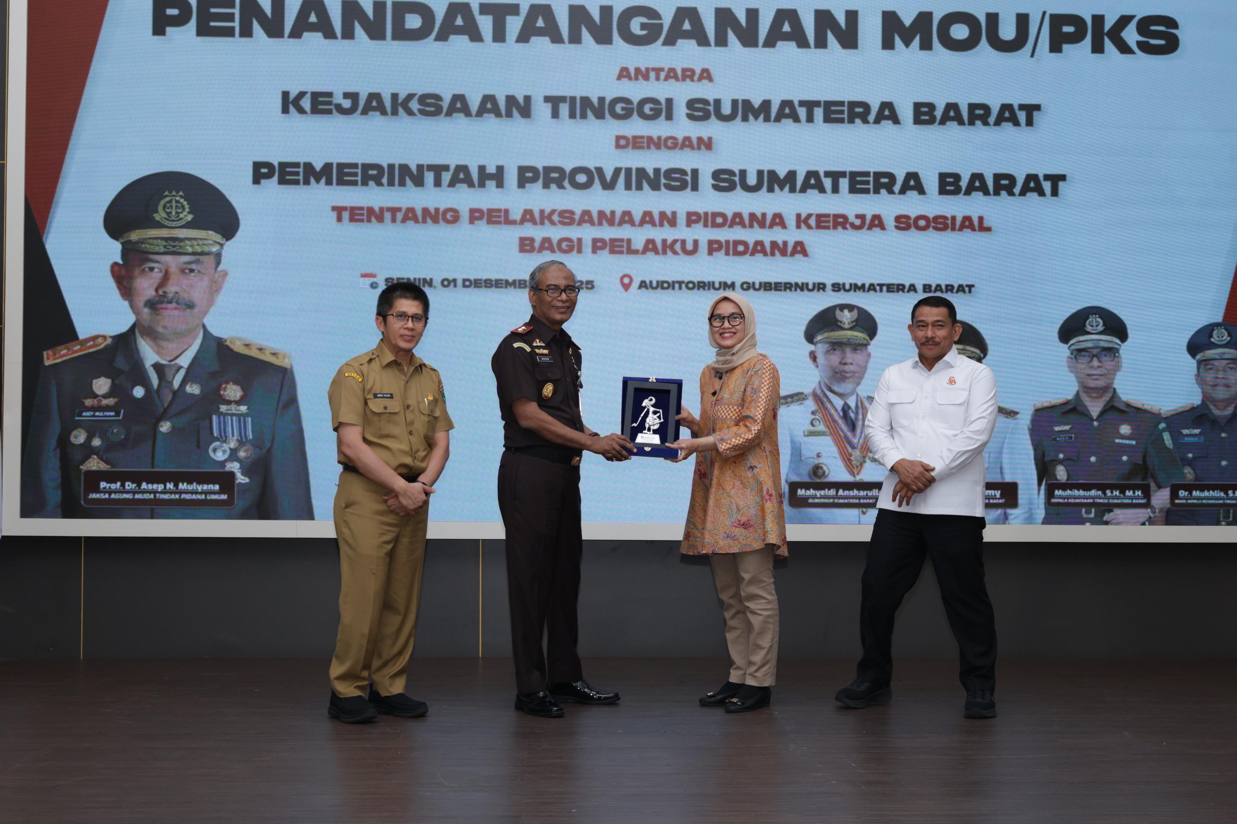 Jamkrindo, Kejagung, dan Pemprov Sumbar Kolaborasi Gelar Pelatihan Peserta Pidana Kerja Sosial