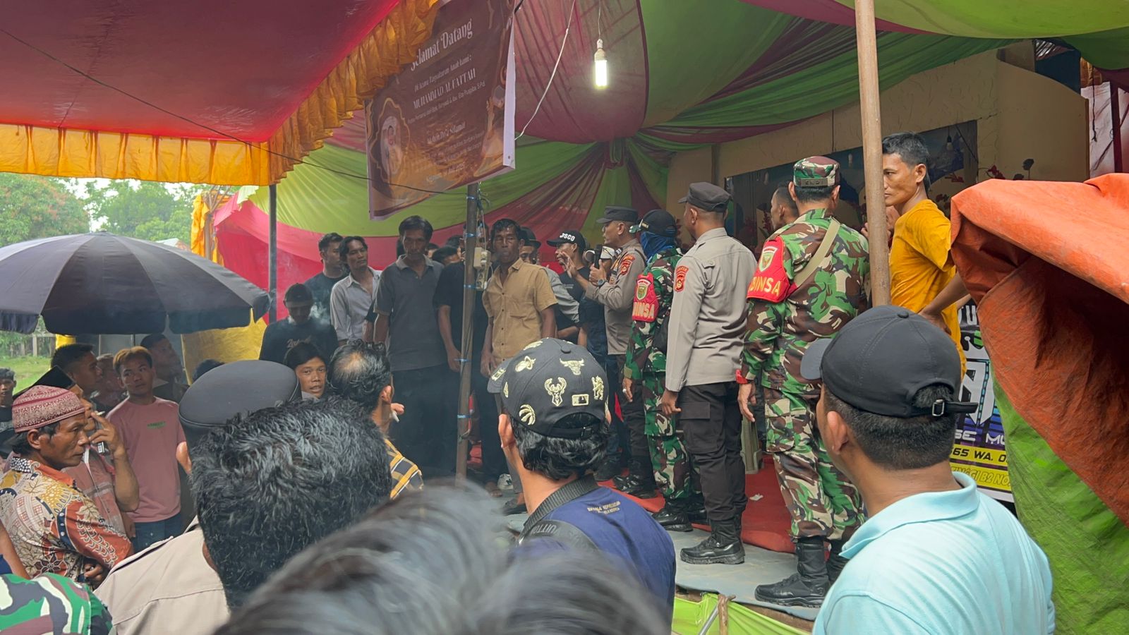 Acara Aqiqah di Ogan Ilir Berubah Jadi Pesta Musik Remix, Auto Dibubarkan Personel Polsek Pemulutan & Koramil