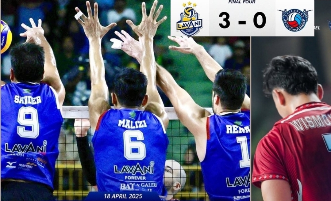 ALAMAK, LavAni Bungkam Palembang Bank SumselBabel 3-0 di Final Four Proliga 2025