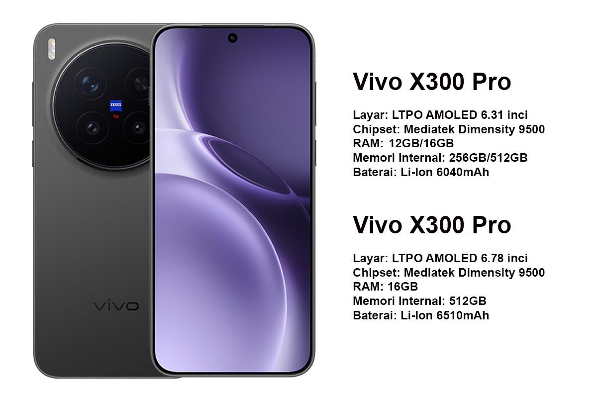 Segini Harga Vivo X300 dan Vivo X300 Pro, Smartphone Flagship Kamera Canggih