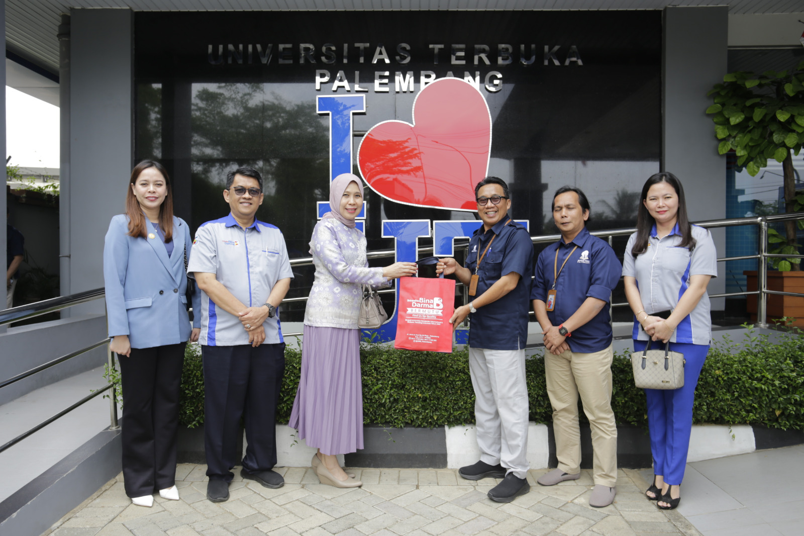 Universitas Terbuka Palembang Sambut Kunjungan Universitas Bina Darma, Pererat Kerjasama dan Inovasi Pendidika