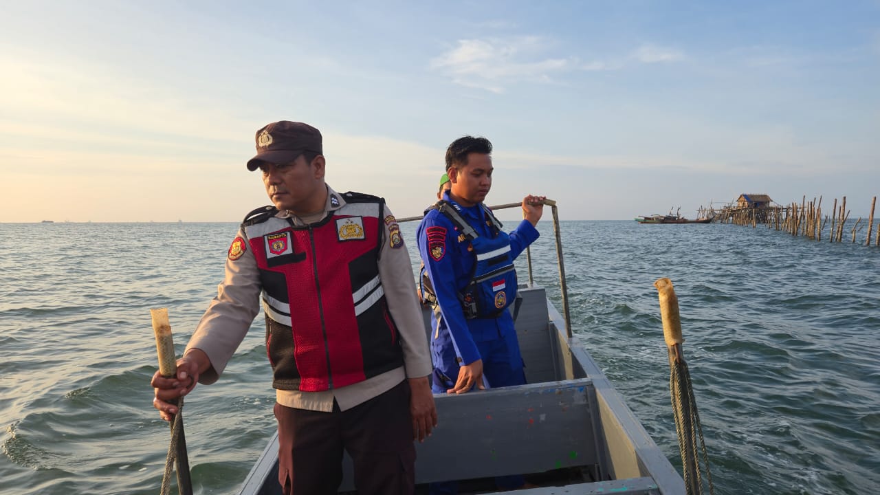 Cari Ikan Teri, Warga Sungsang Banyuasin Jatuh dari Bagan Hilang Tenggelam, Tim SAR Lakukan Pencarian