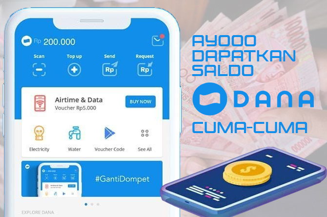 Instal Aplikasi Ini! Saldo DANA Gratis Hingga Rp350 Ribu Cair Tanpa Syarat, Begini Caranya