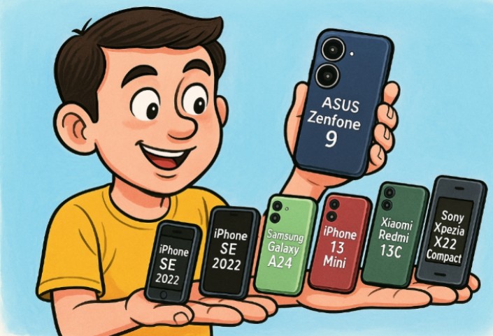 Nyaman Digenggam, Ini 7 Rekomendasi Ponsel Layar Compact Mulai Rp2 Jutaan