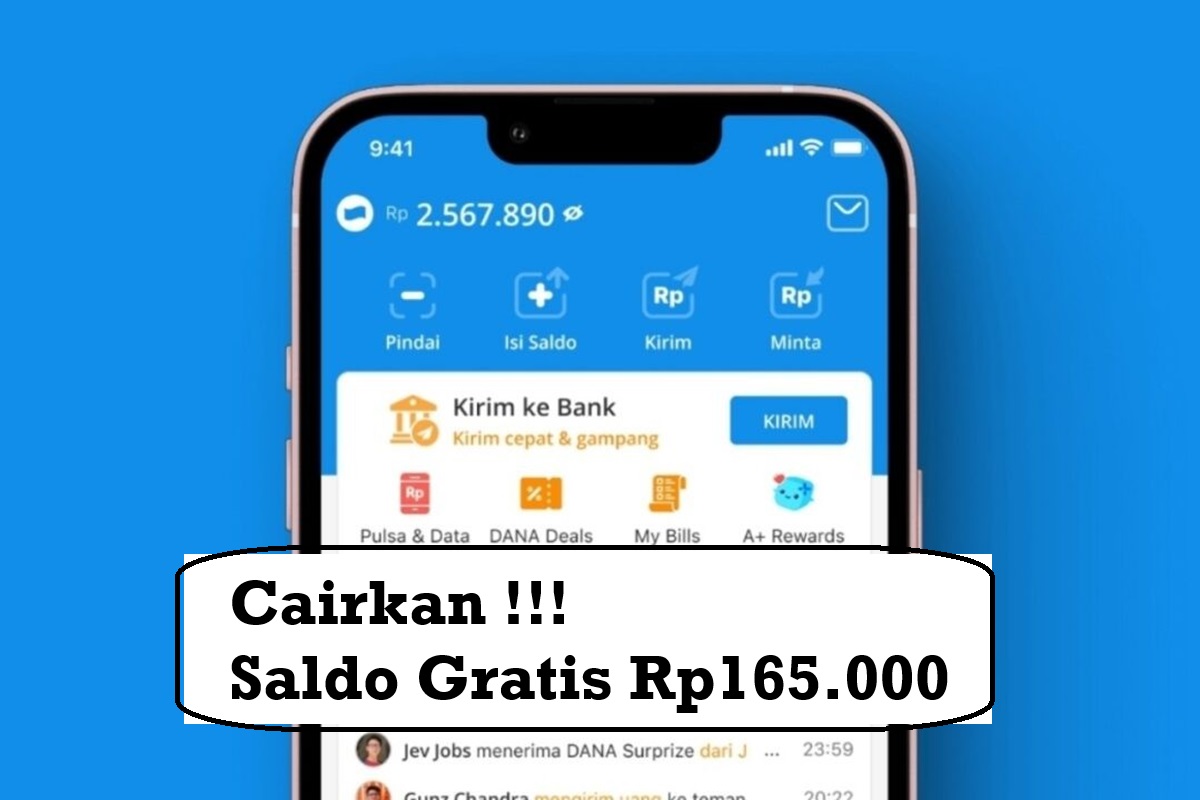  Temukan Link DANA Kaget Terbaru Hari Ini! Cairkan Saldo Gratis hingga Rp165.000 