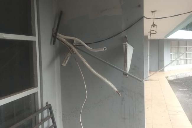 Outdoor AC di Kantor PWI Prabumulih Hilang Digasak Maling