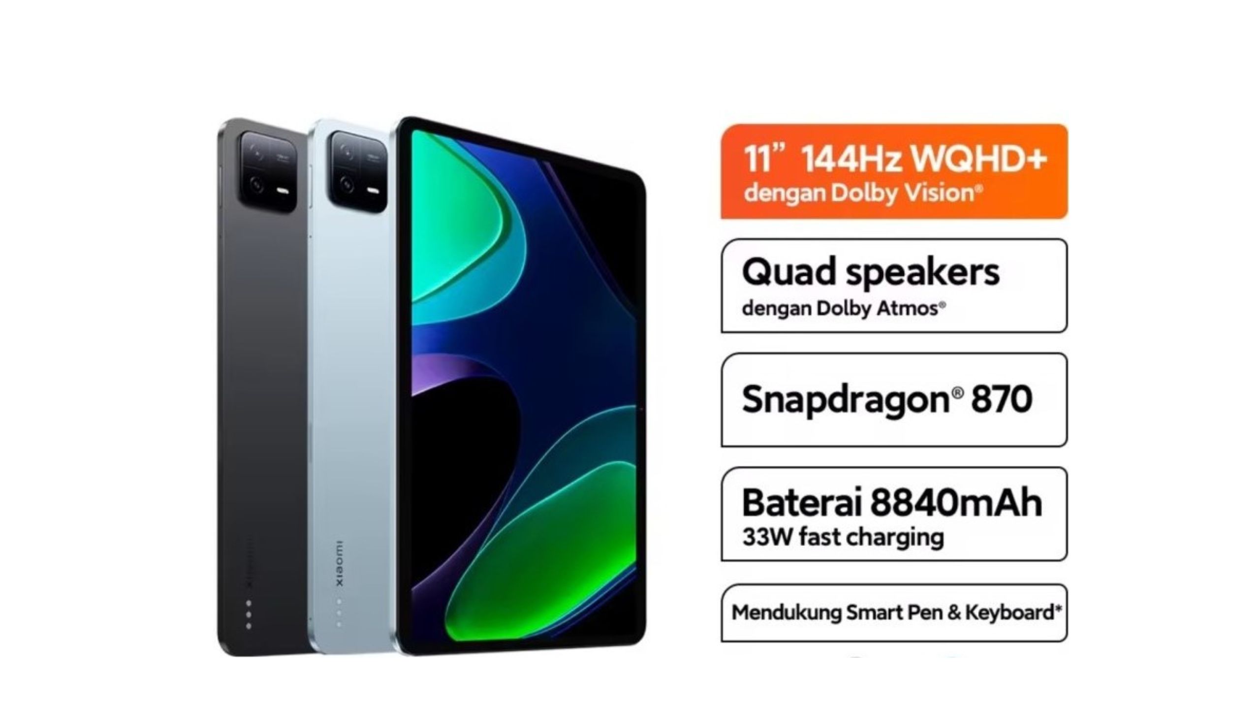 Xiaomi Pad 6 Usung Layar 144Hz dan Snapdragon 870, Tablet Kelas Menengah Rasa Flagship