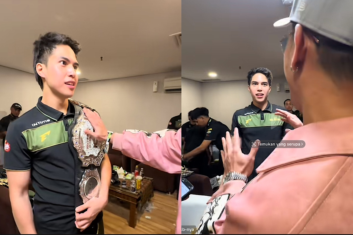 Pamer Sabuk Juara El Rumi Sebut Namanya Kini ‘El Rumi 38 Detik’