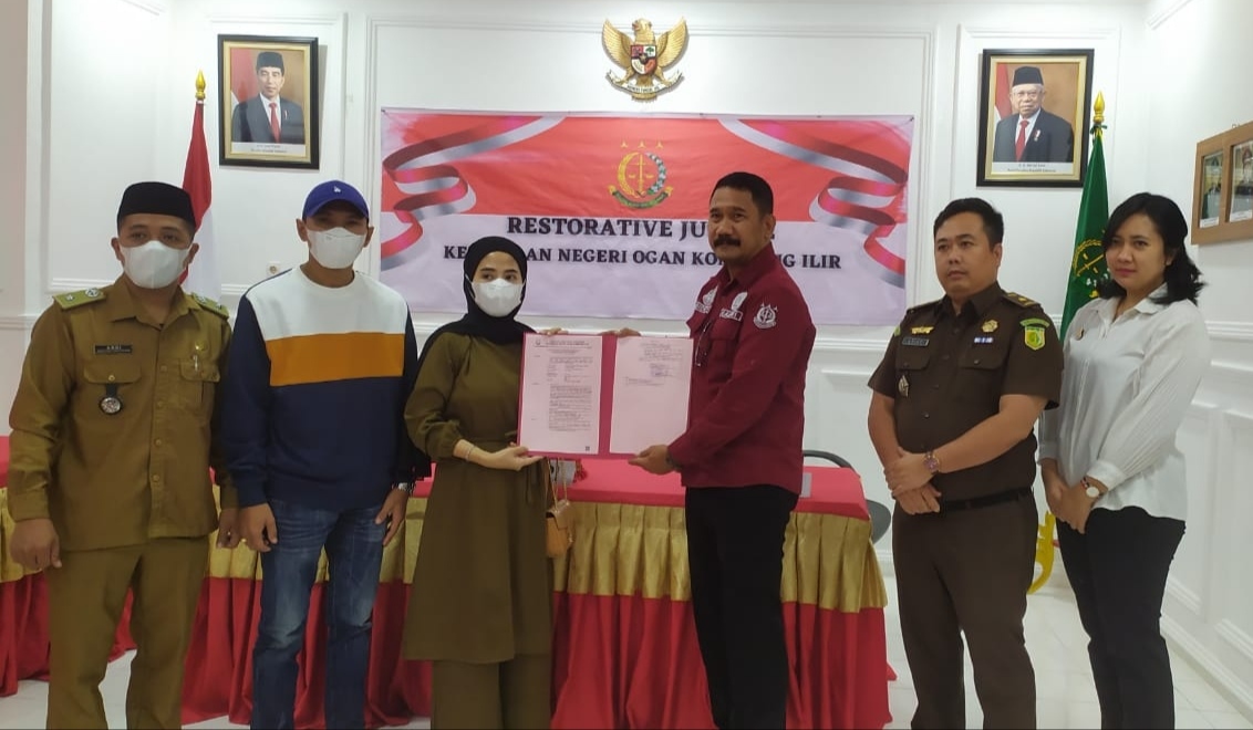 Kasus Ribut Mulut Warga Tulung Selapan Selesai Melalui Restorative Justice