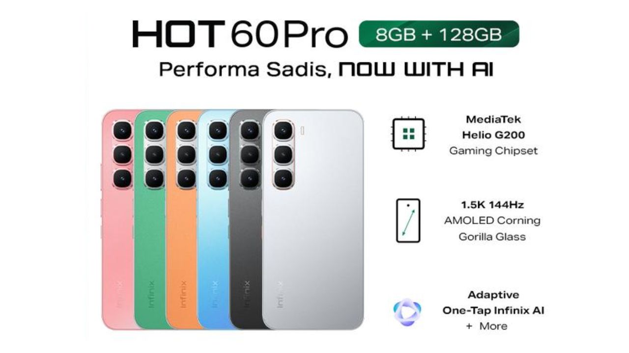 Infinix Hot 60 Pro Hadirkan Spesifikasi HP Layar AMOLED Harga Murah, Tampilan Visual Setara Flagship
