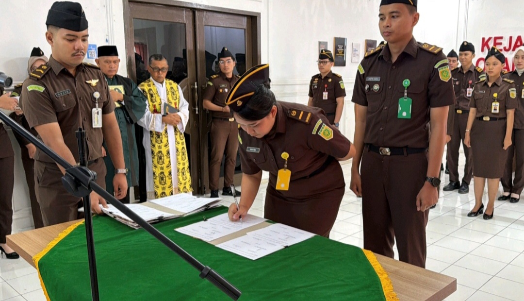 CPNS Kejari OKI Resmi Dilantik menjadi PNS Penuh, Tingkatkan Kualitas Kerja