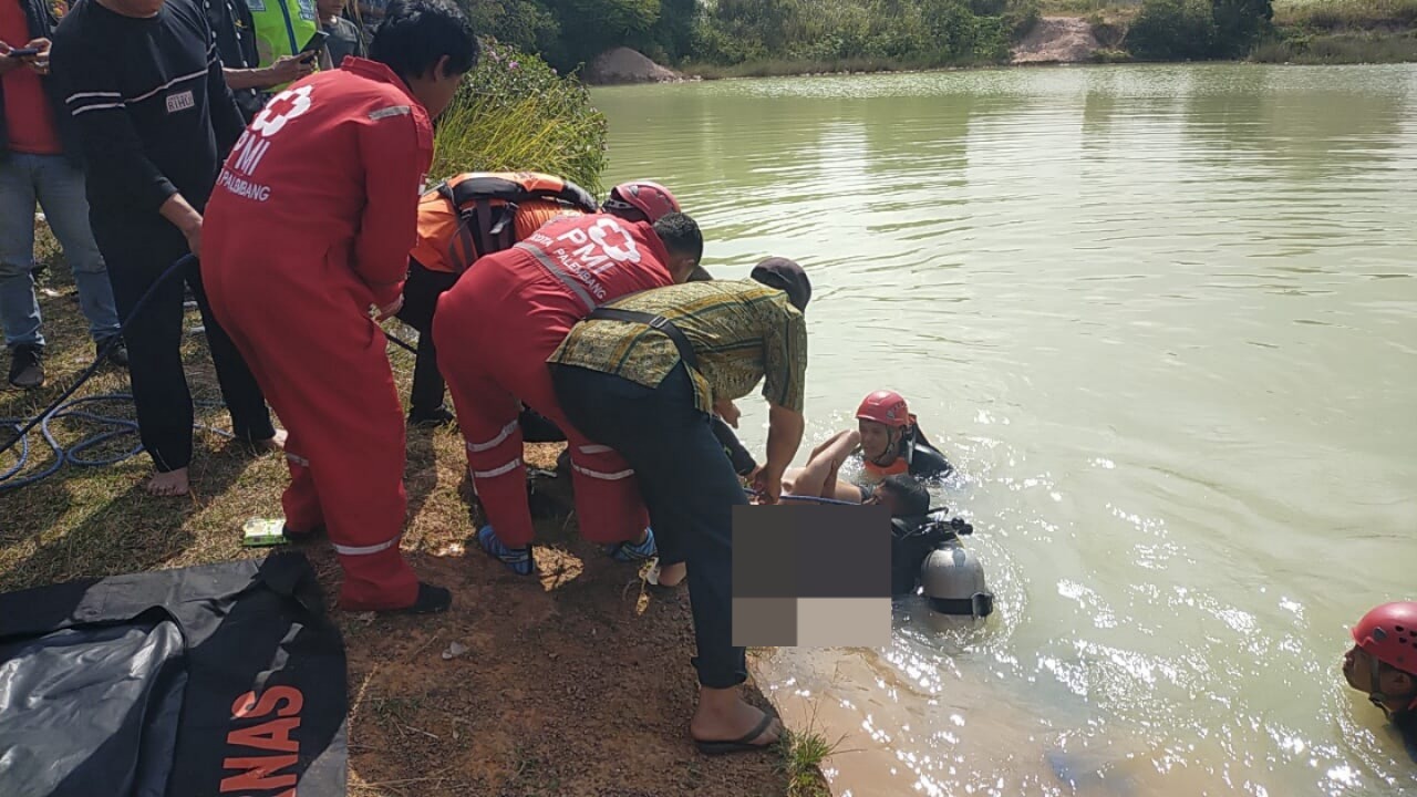 Bocah SMP Tenggelam di Kolam Bekas Galian Samping Asrama Haji Palembang, Ditemukan Sudah Tak Bernyawa 