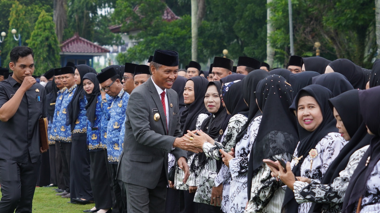 Hari KORPRI, Pj Bupati OKI Sampaikan Pesan Presiden ke Anggota KORPRI dan PGRI