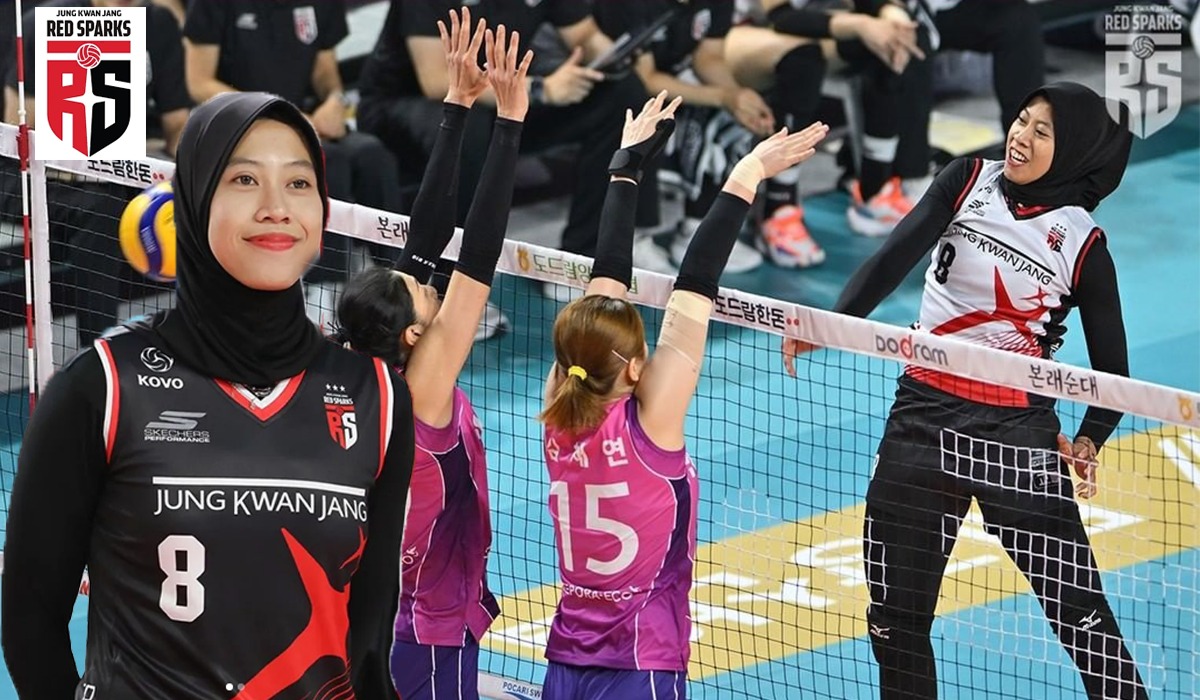 KEREN! Sukses Bawa Red Sparks Tumbangi AI Pappers, Megawati Duduki Posisi ke 3 Top Skor Korea V-League