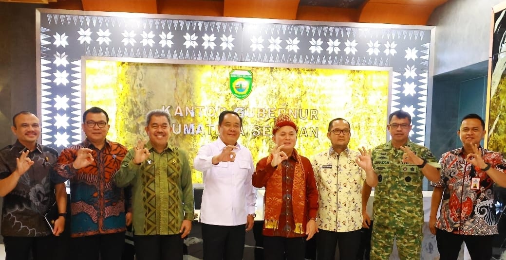 Polda Sumsel Dukung Penguatan HAM, Kabidkum Wakili Kapolda Sambut Wamenham RI