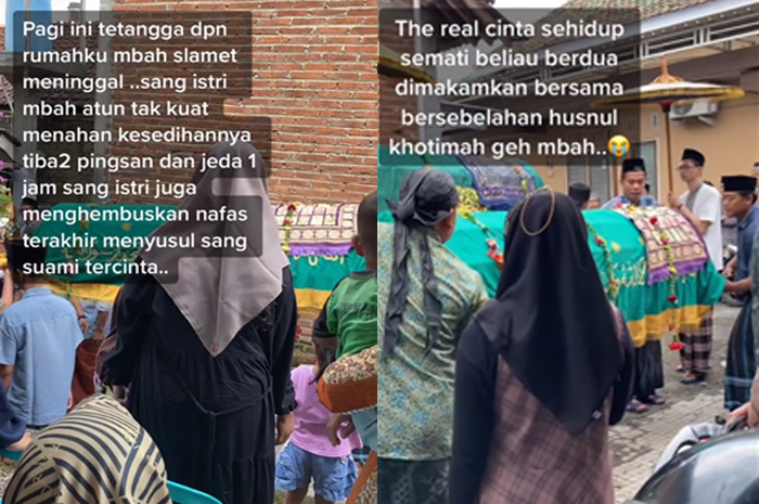 Subhanallah...Mirip Sinetron, Cinta Sehidup Semati Mbah Slamet dan Mbah Atun Bikin Netizen Mewek