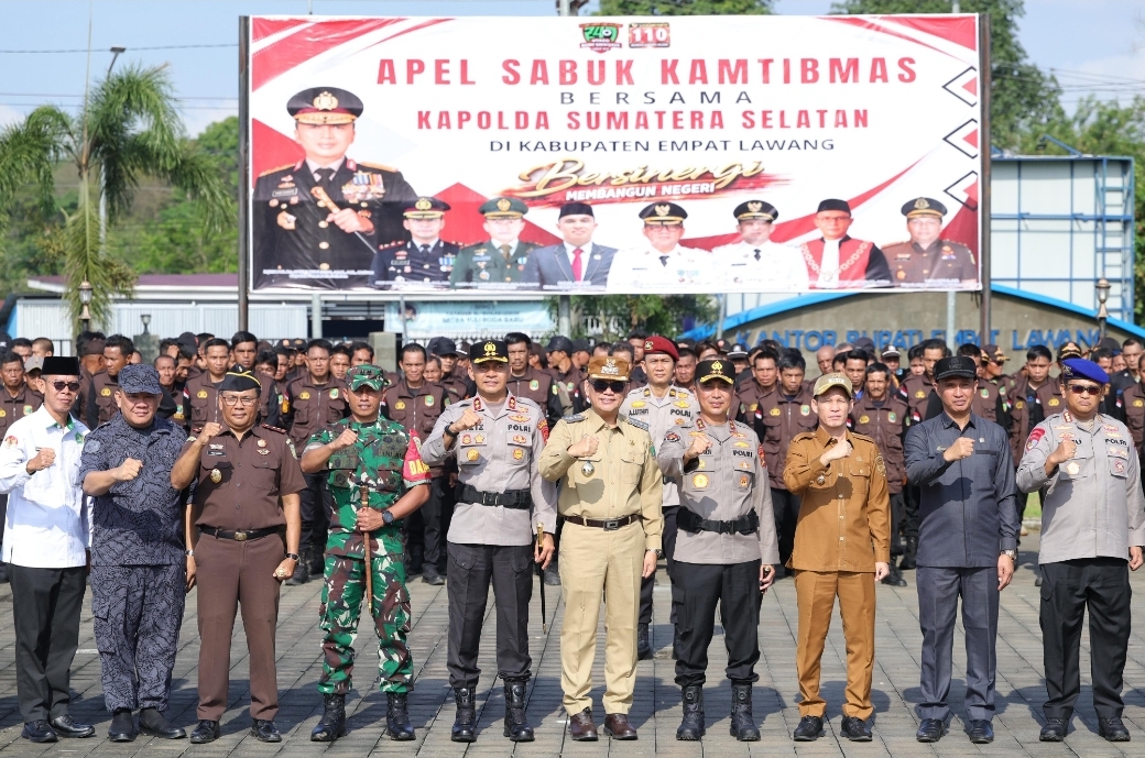 Apel Sabuk Kamtibmas Digelar di Empat Lawang, Ini Pesan Kapolda Sumsel