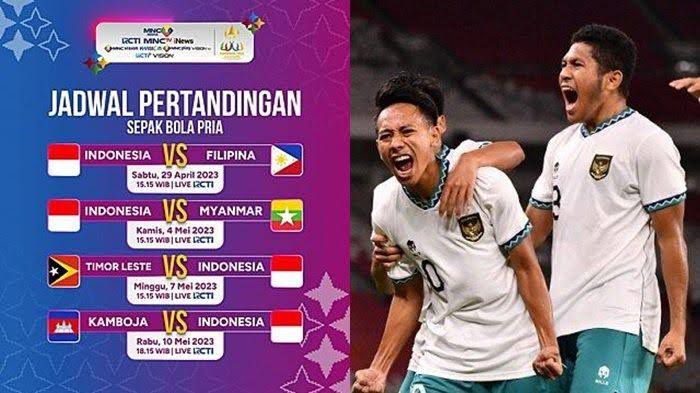 Jadwal Acara RCTI Hari Ini, Kamis 4 Mei 2023, Saksikan Pertandingan Timnas Indonesia U-22 VS Myanmar
