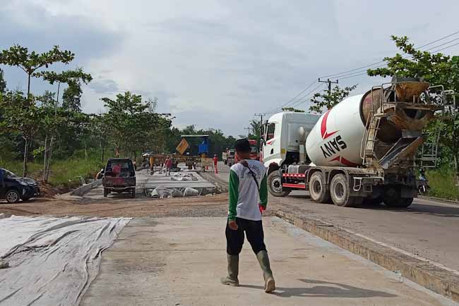 Perbaikan Jalan Lingkar Prabumulih Sistem Multiyears Tahun Ini Ditargetkan 9 Kilometer Mulus