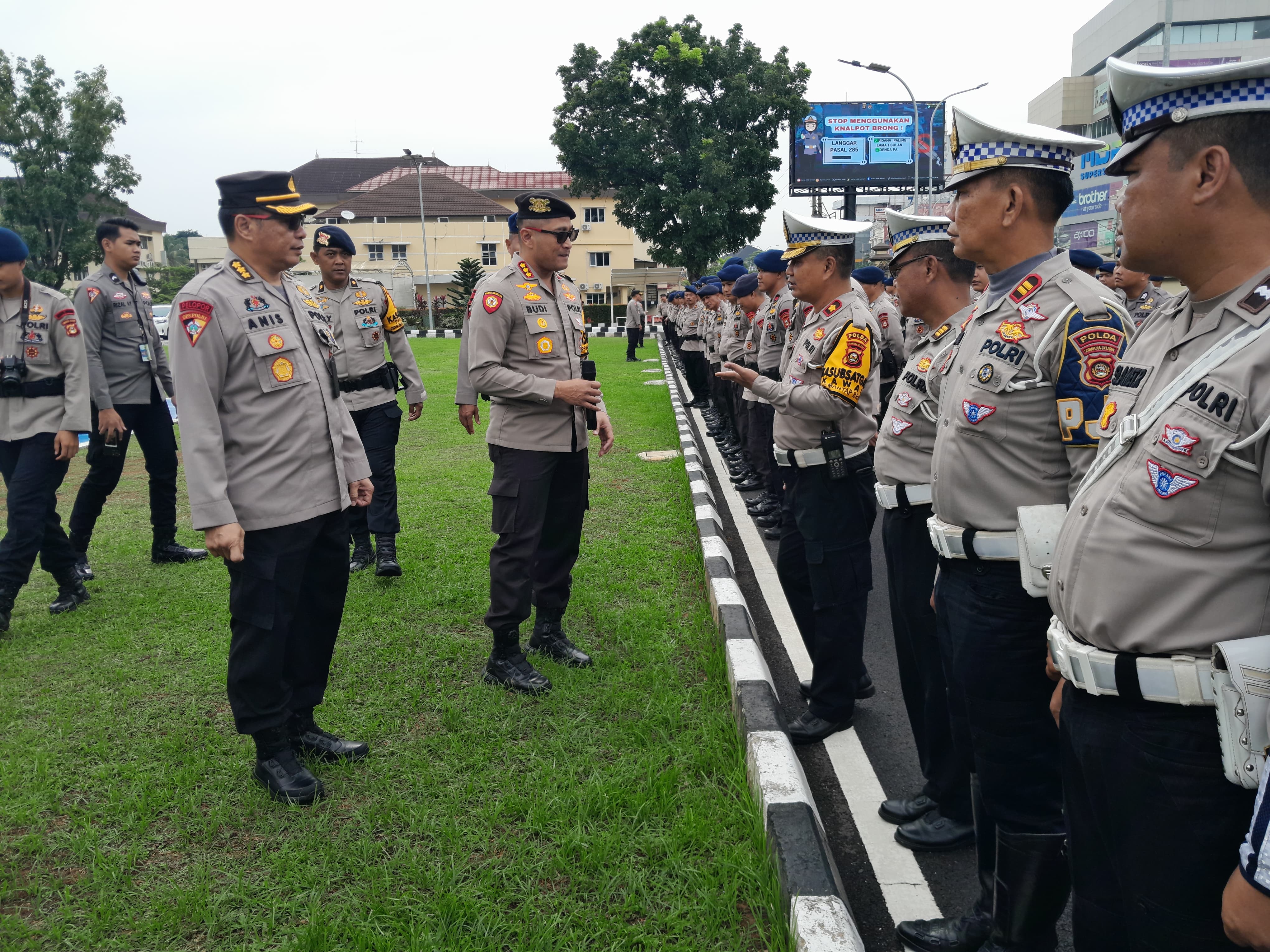 Polda Sumsel Terjunkan 440 Personel Pengamanan Kampanye Terbuka Pemilu 2024 Paslon 01 