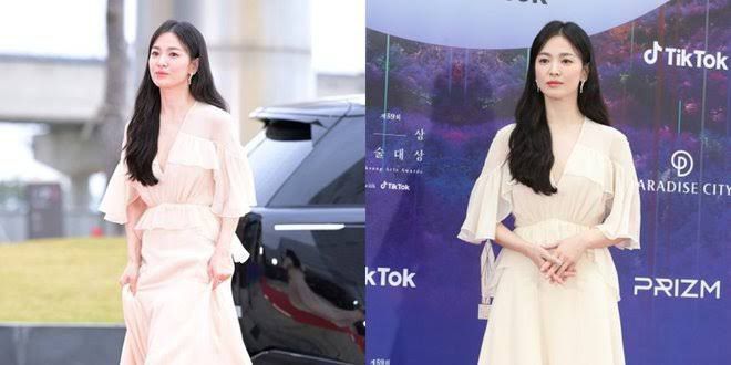 AKHIRNYA...Wajah Cantik Song Hye Kyo Sabet Best Actress di Baeksang Arts Awards 2023, Ini Daftar Pemenang 
