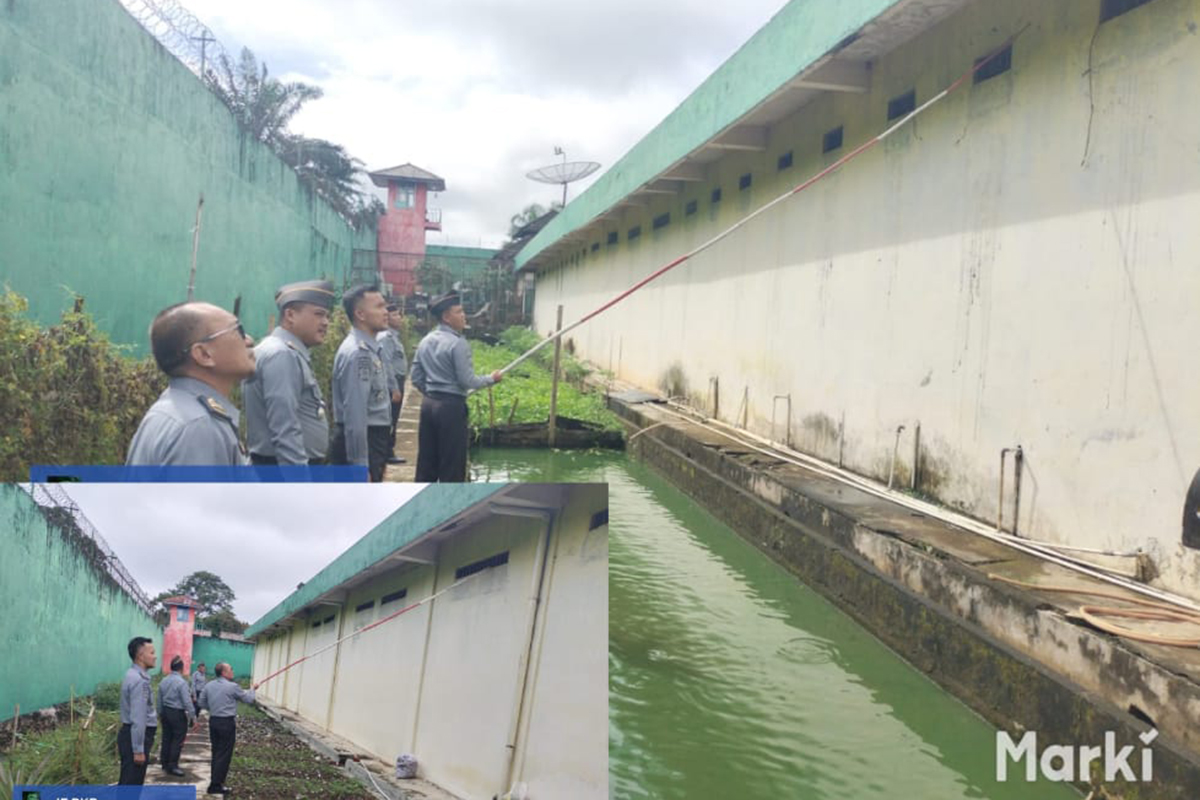 Tingkatkan Keamanan Menjelang Pilkada, Jajaran Pengamanan Lapas Narkotika Muara Beliti Laksanakan Deteksi Dini