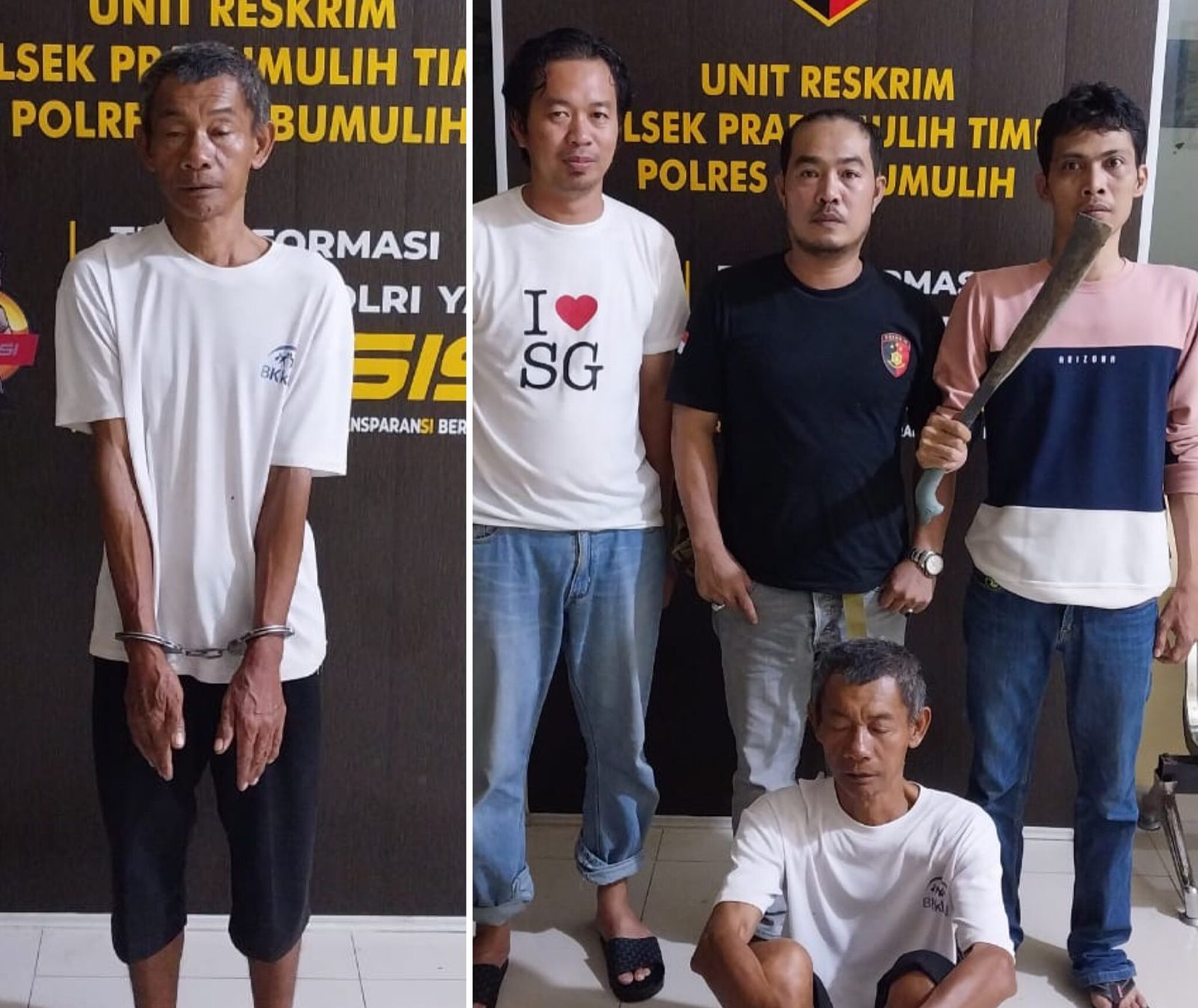 PNS di Prabumulih Ditodongkan Parang Saat Tunggu Antrean Pangkas Rambut