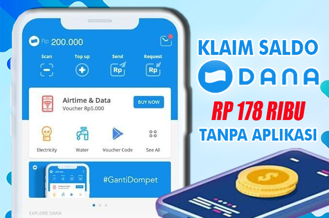 Spesial Hari Kemerdekaan, Cuma Pakai Link Ini Langsung Klaim Saldo DANA Gratis Hingga Rp178 Ribu