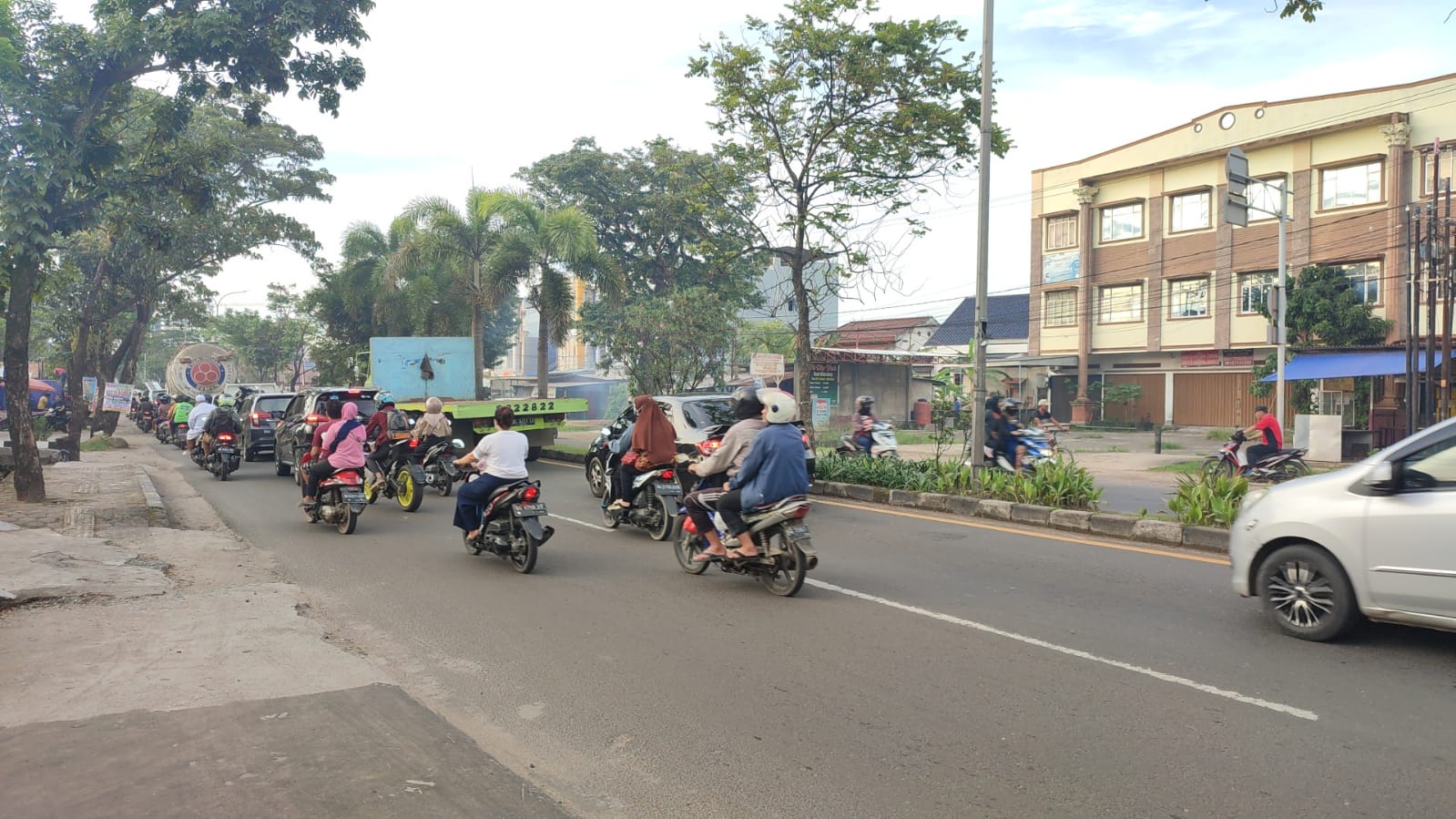 Lokasi Balap Liar di Palembang Jadi Pasar Beduk