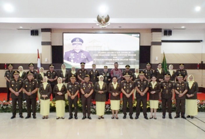 16 Pejabat Baru Dilantik Kajati Sumsel, Komitmen Tingkatkan Kinerja dan Integritas