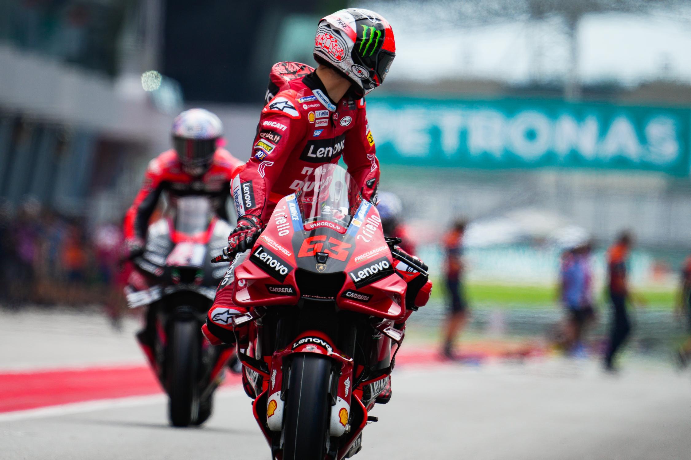 Hasil MotoGP Malaysia 2022: Bagnaia Finis Pertma, Quartararo Ketiga, Juara Dunia Ditentukan di Valancia