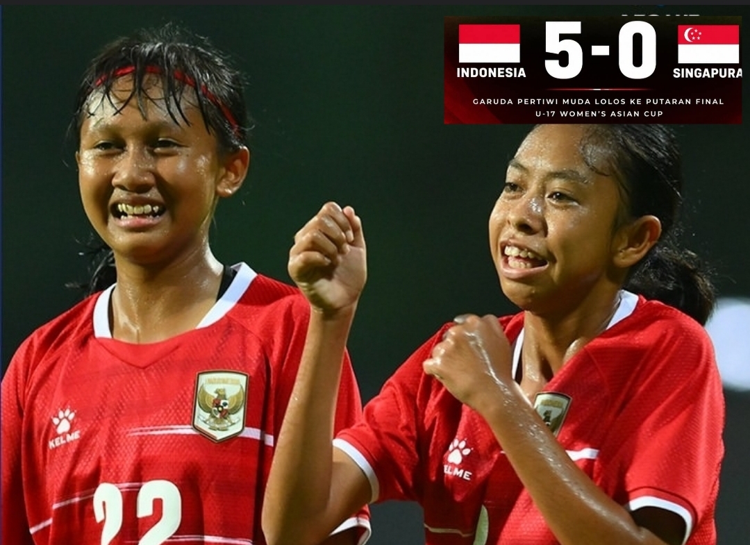 Bungkam Singapura 5-0, Timnas Putri U-17 Indonesia Lolos ke Piala Asia 2027, Banjir Pujian Warganet