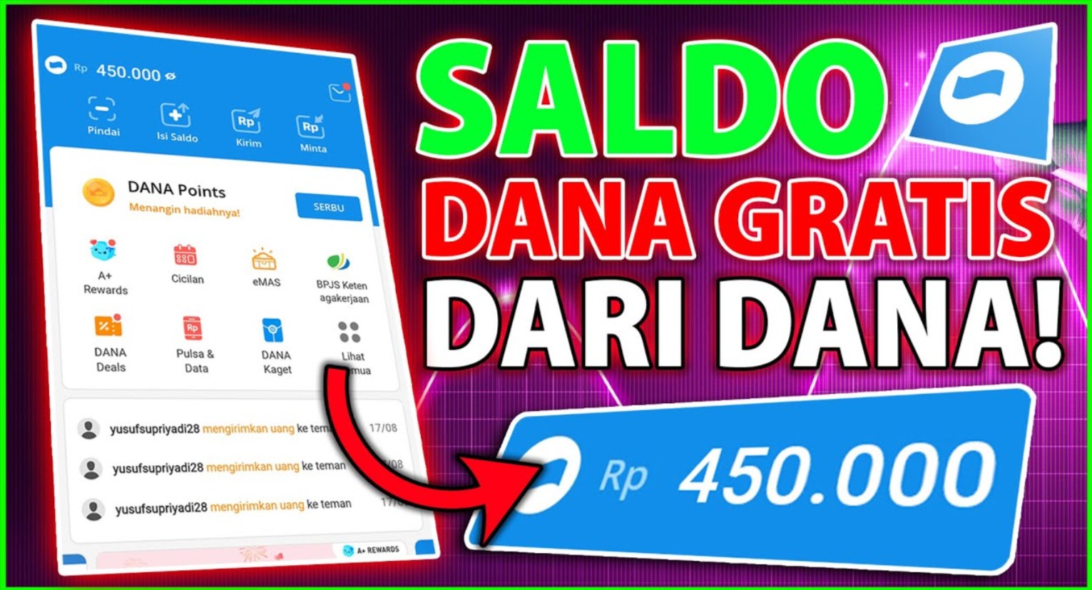 Mau Cuan Saldo DANA Gratis Rp450.000 Hitungan Menit? Yuk Main Game Ini