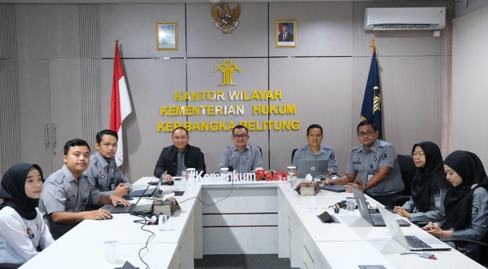 Kanwil Kemenkumham Babel Harmonisasikan 11 Raperbup Belitung Timur untuk Perkuat Tata Kelola Pemerintahan Daer