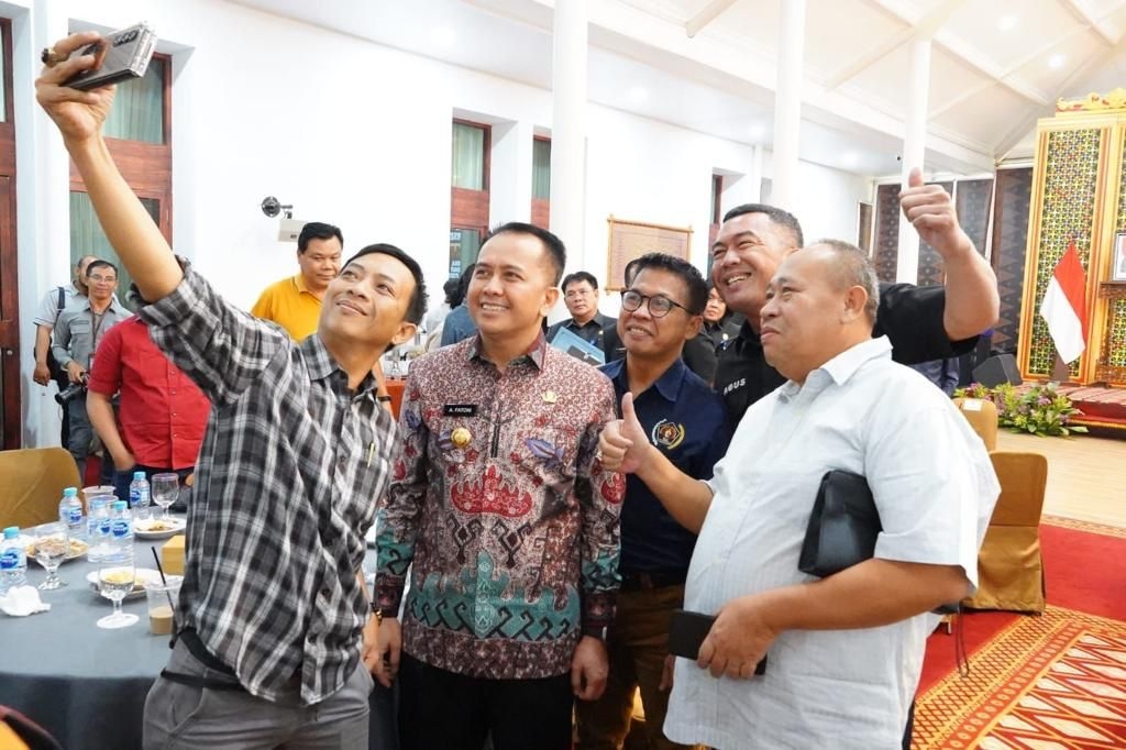 Pj Gubernur Agus Fatoni Bersama Media Demi Wujudkan Pembangunan Sumsel Berkelanjutan